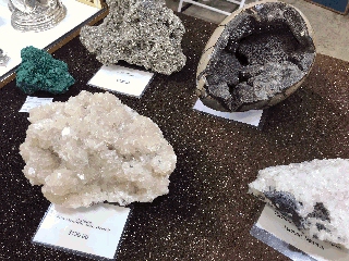 Gems, pyrite and geodes