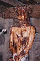 Carving  of Christ by Benjamin Cruz